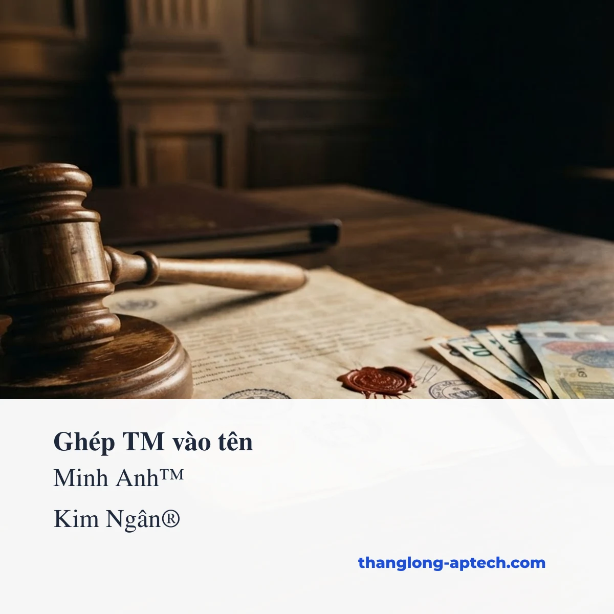Ghép kí tự tm vào tên: ™ Minh Anh ™